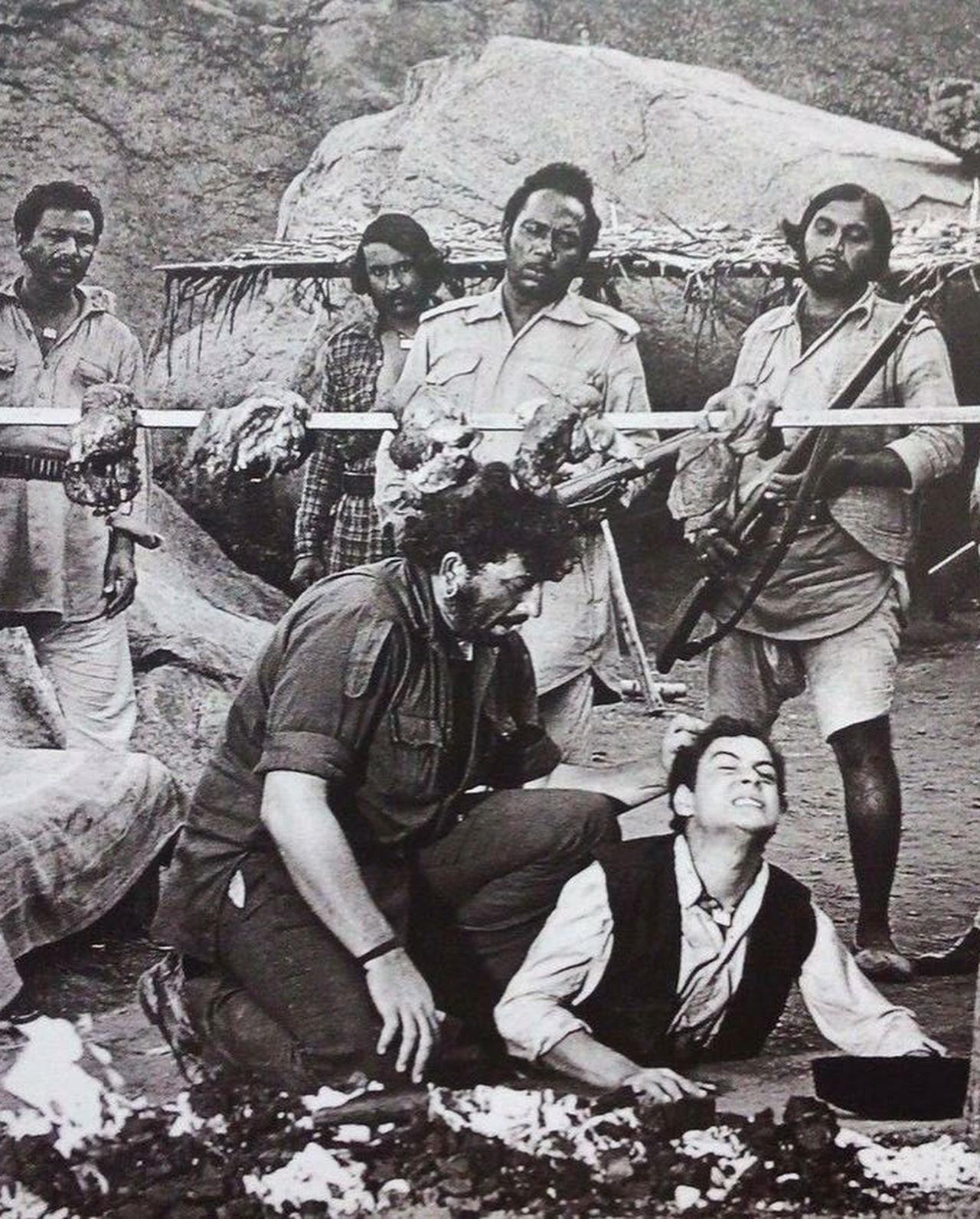 Sachin played the role of Rahim Chacha's son in the film who gets killed by dacoit Gabbar. He evoked nostalgia by sharing a picture of this scene featuring him and Amjad Khan. (Pic courtesy: Sachin Pilgaonkar Instagram)